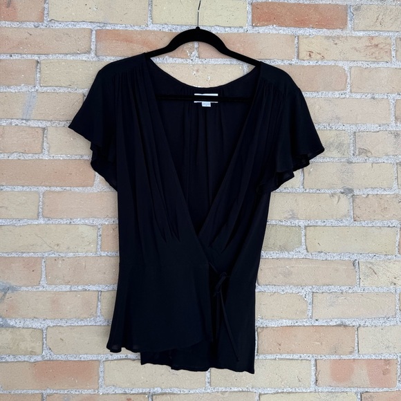 Velvet by Graham & Spencer Crossover Blouse - Picture 1 of 3